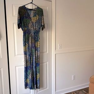 Funky fun jumpsuit, soft, comfortable, easy care